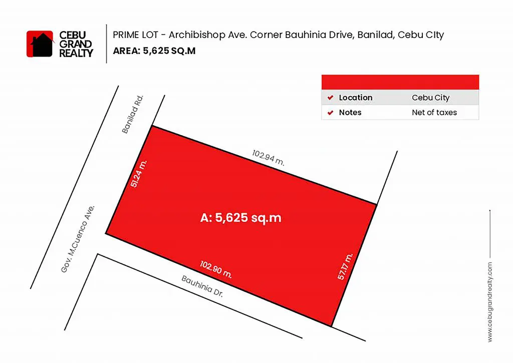 5,625 SqM PRIME Lot for Sale near Cebu IT Park