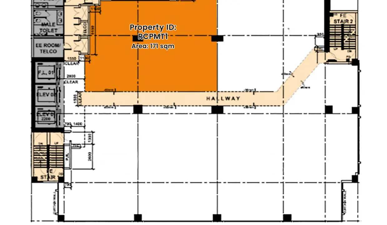 RCPMT1 171 SqM Office Space for Rent in Cebu Business Park - Cebu Grand Realty (5)