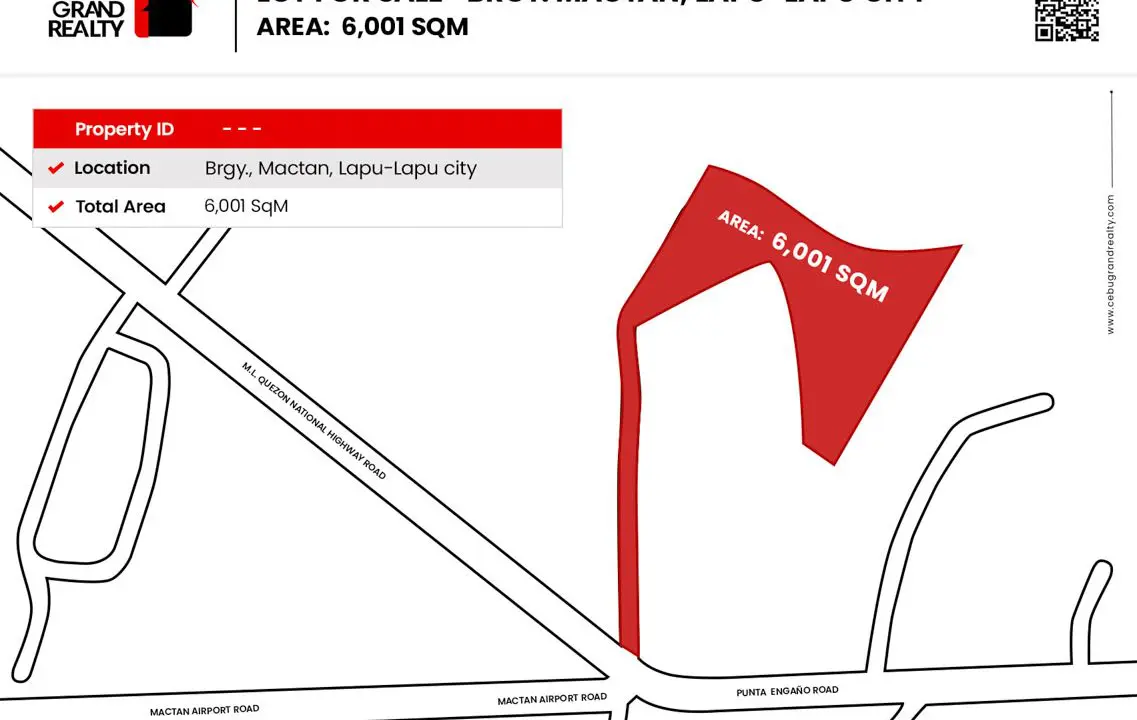 SLLM4 6001 SqM Beachfront Lot for Sale in Mactan Lapu-Lapu - 1