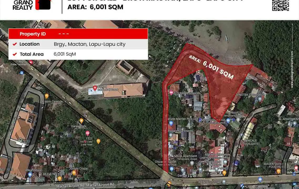 SLLM4 6001 SqM Beachfront Lot for Sale in Mactan Lapu-Lapu - 2