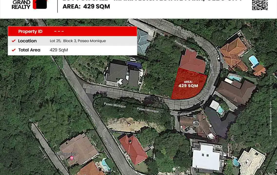 SLML33 429 SqM Lot for Sale in Maria Luisa Park - 1