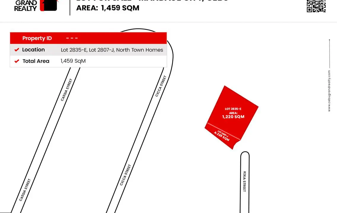 SLNT6 1459 SqM Lot for Sale in North Town Homes - 1