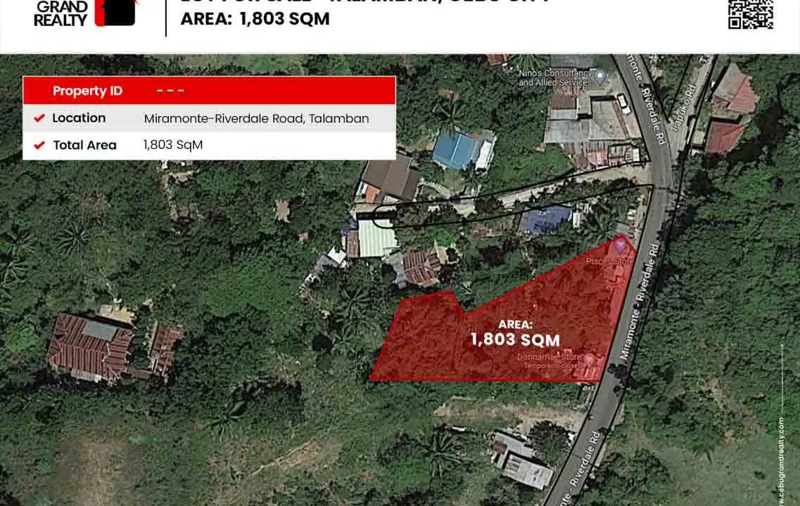 SLTC2 1803 SqM Lot for Sale in Talamban - 2