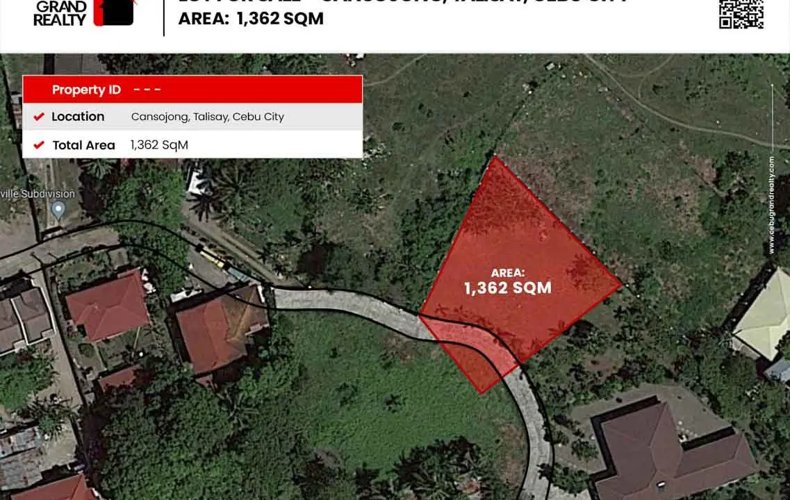 SLTL1 1362 SqM Lot for Sale in Talisay - 2