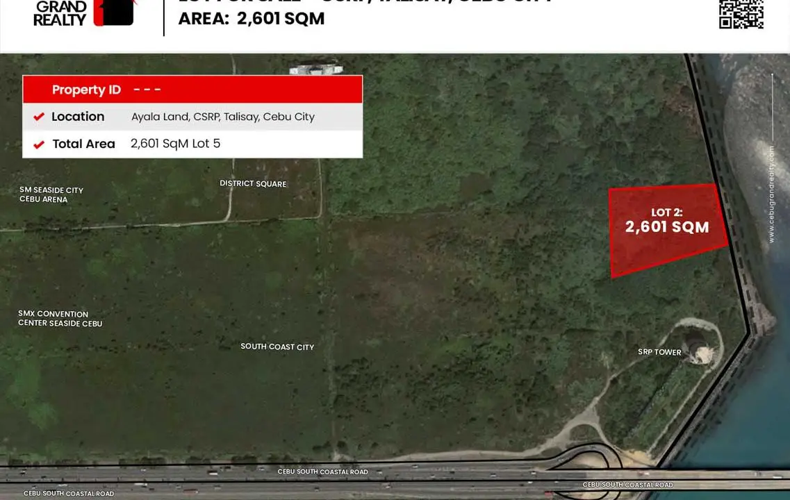 SLTL2 2601 SqM Commercial Lot for Sale in South Road Properties - 1