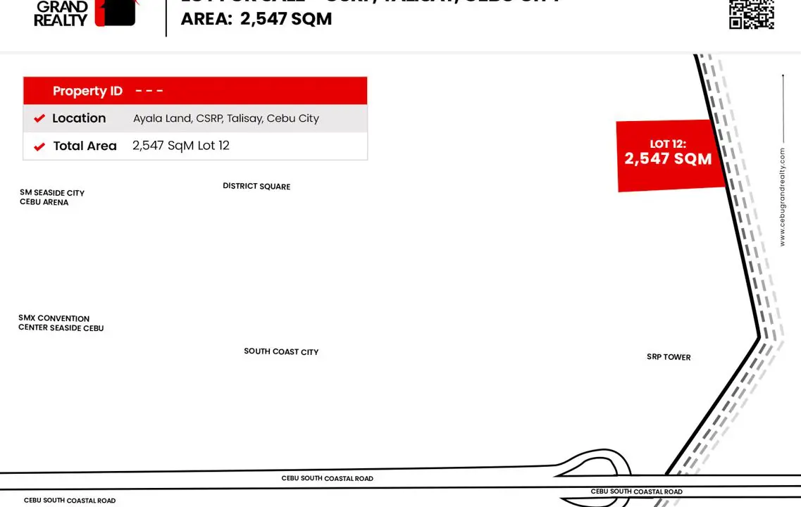 SLTL3 2547 SqM Commercial Lot for Sale in South Road Properties 2