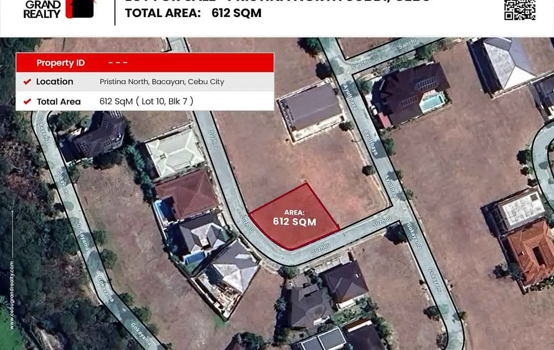 SLPN9 612 SqM Lot for Sale in Pristina North Talamban - Cebu Grand Realty (1)