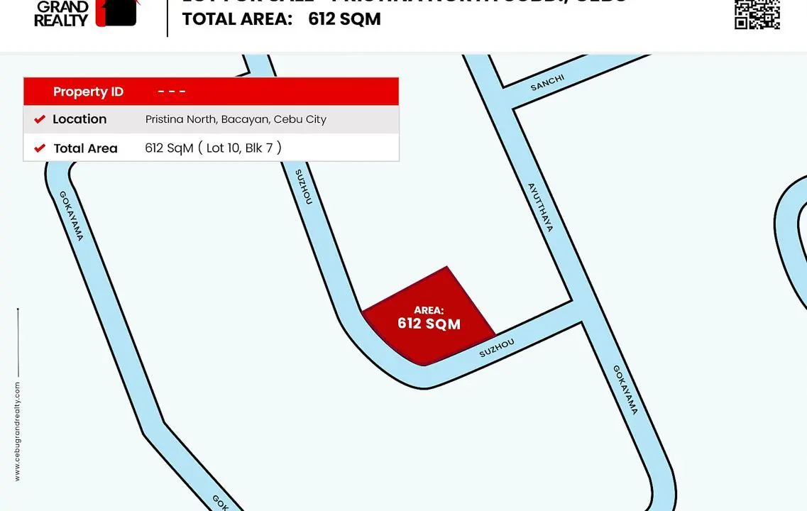 SLPN9 612 SqM Lot for Sale in Pristina North Talamban - Cebu Grand Realty (2)