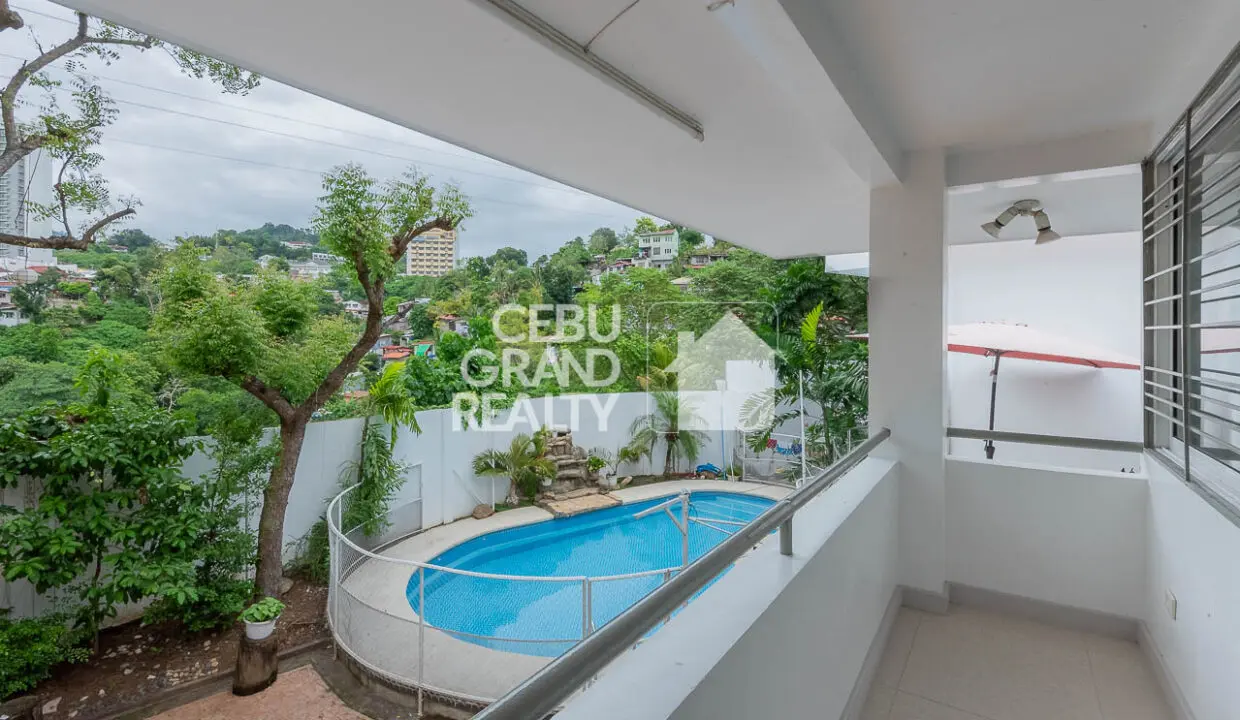 RHNH1 Tranquil House for Rent with Balcony and Pool in Lahug - Cebu Grand Realty 16