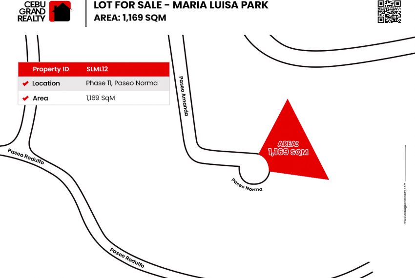 SLML12 1169 SqM Lot for Sale in Maria Luisa Park