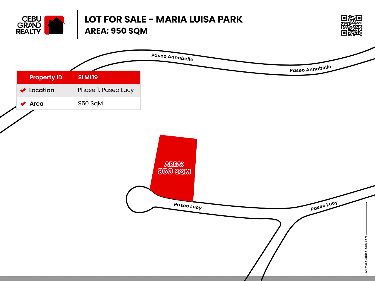 SLML19 950 SqM Flat Lot for Sale in Maria Luisa Park Phase 1 - Cebu Grand Realty (2)