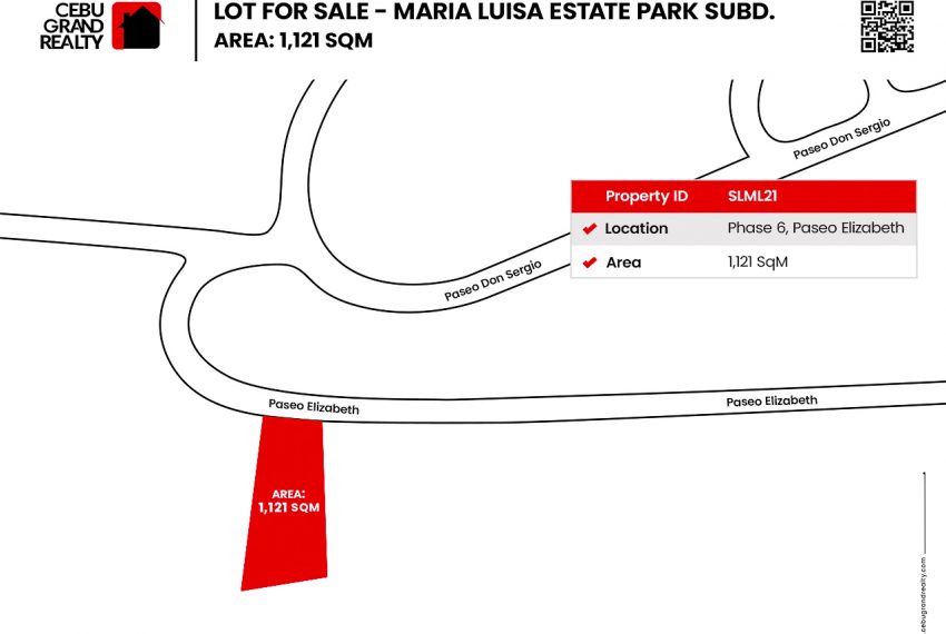 SLML21 1121 SqM lot Lot for Sale in Maria Luisa Park - Cebu Grand Realty (2)