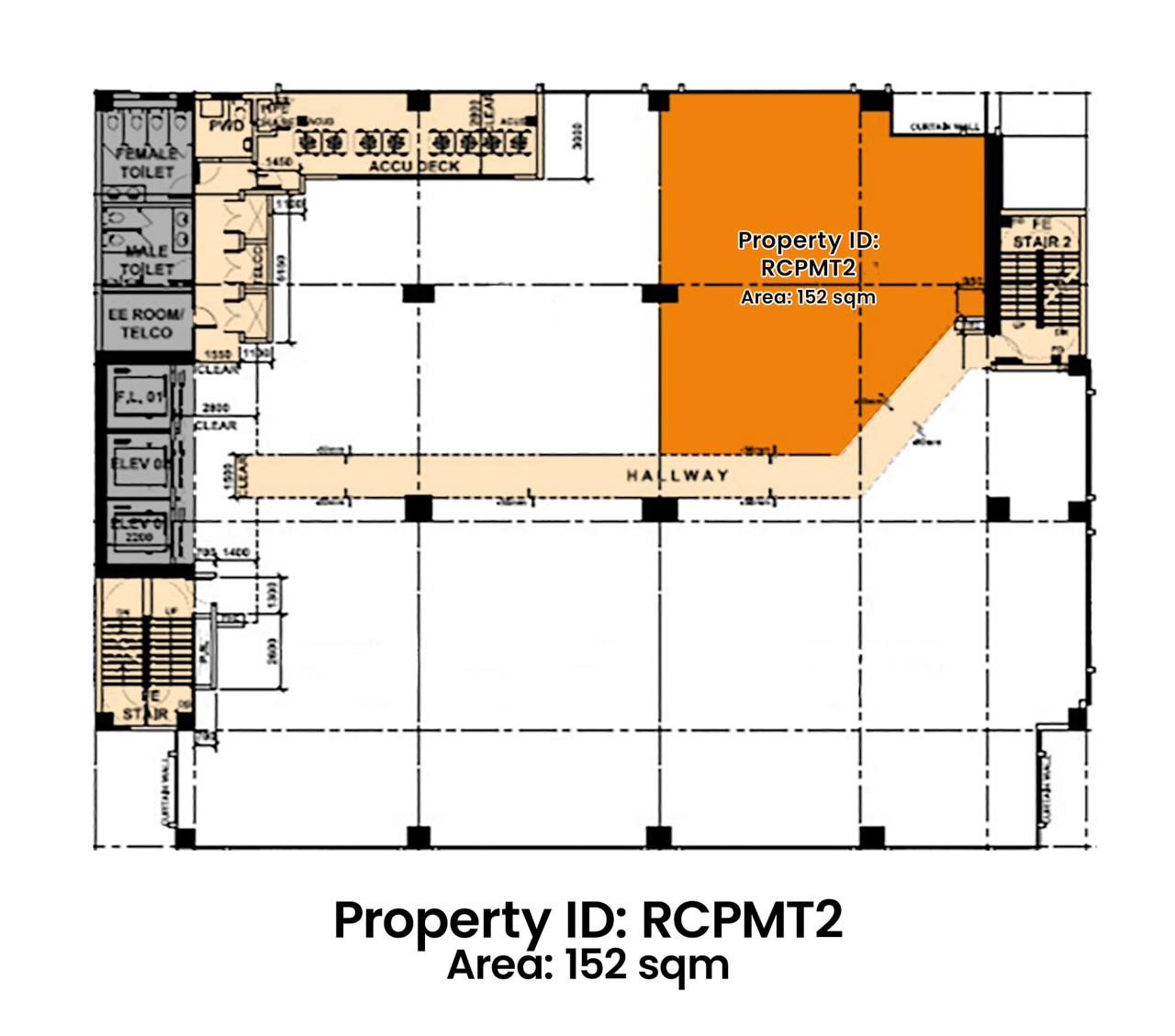 RCPMT2 152 SqM Office Space for Rent in Cebu Business Park - Cebu Grand Realty (5)