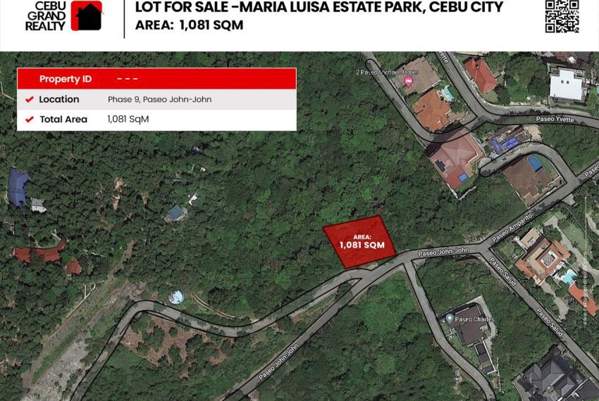 SLML28 1088 SqM Lot for Sale in Maria Luisa Park - 1