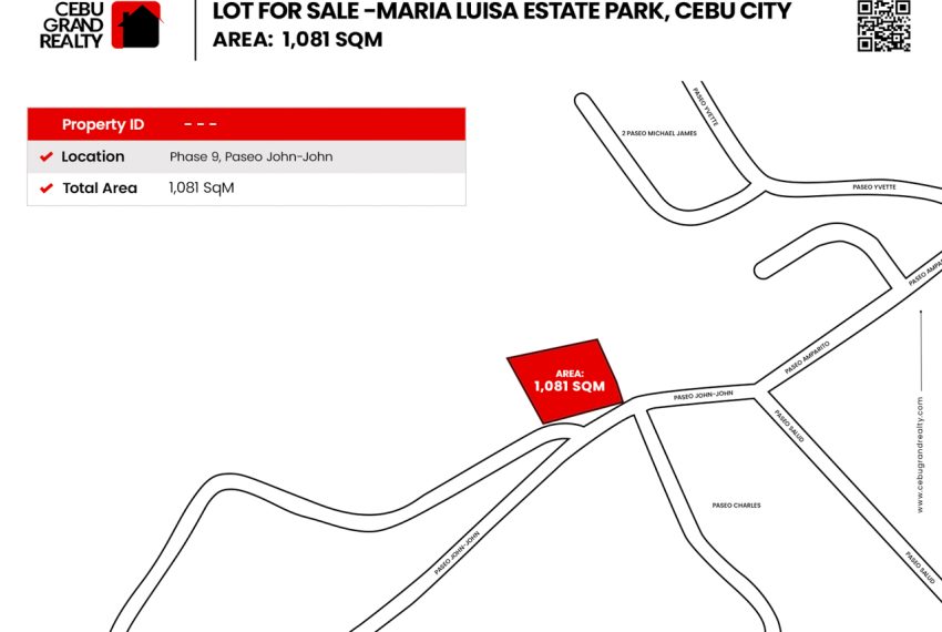 SLML28 1088 SqM Lot for Sale in Maria Luisa Park - 2