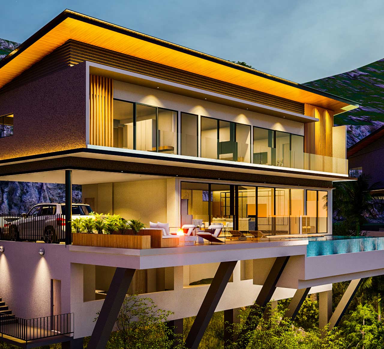 SRDMP1 Overlooking Modern House for Sale in Monterrazas Prime - 4