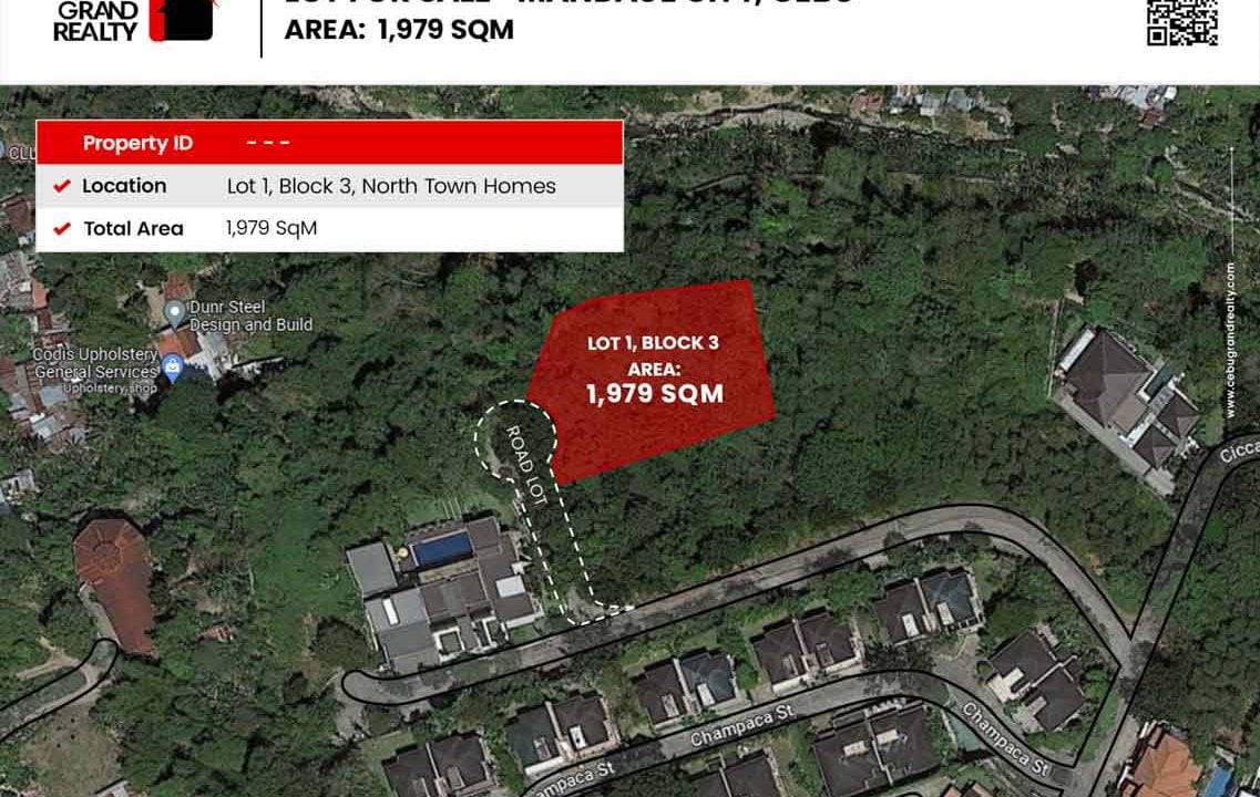 SLNT4 1979 SqM Lot for Sale in North Town Homes - 2