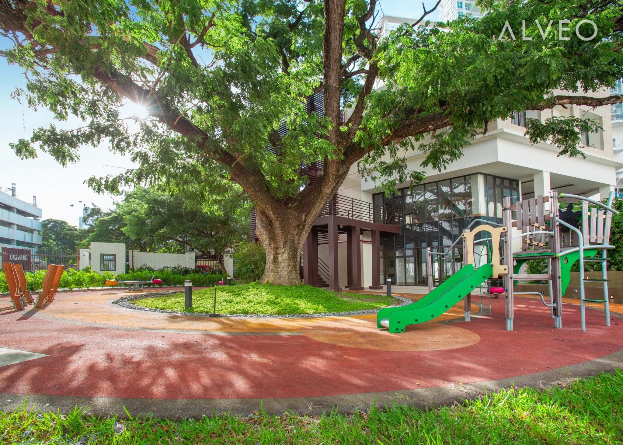 Actual children's play area at Solinea