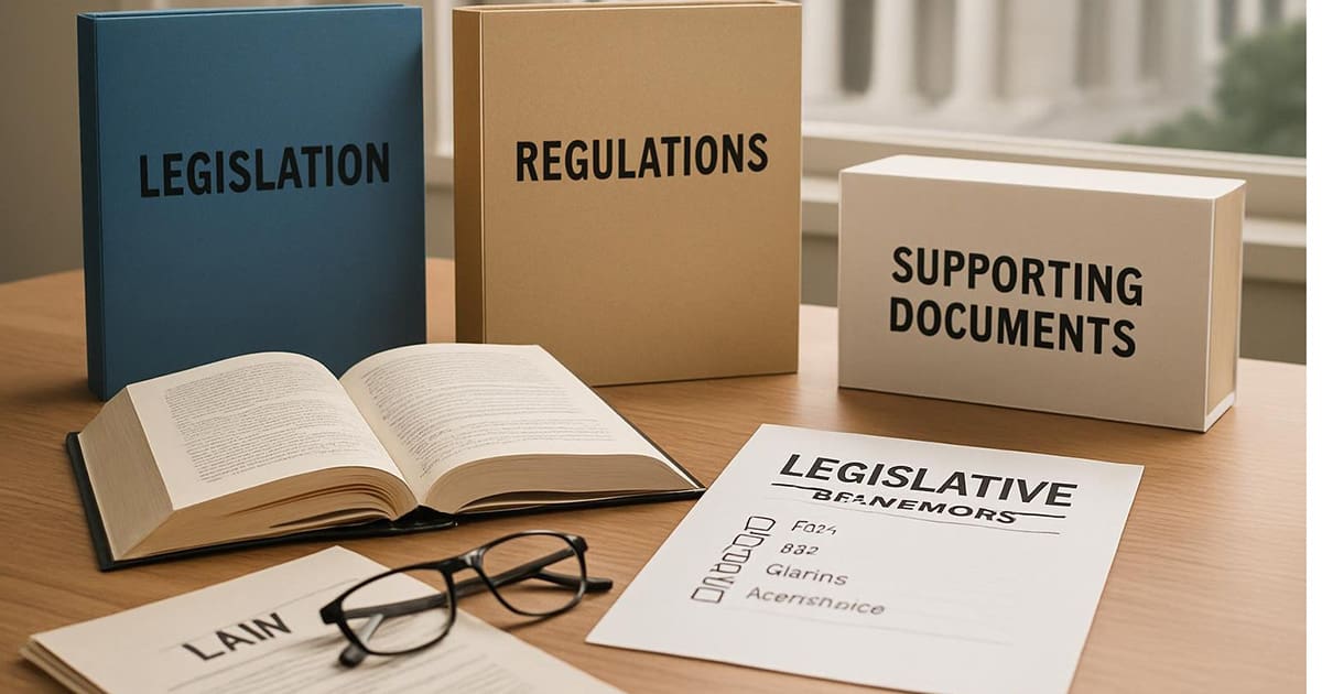 Documents that outline the registration steps and requirements under the Real Estate Salesperson Registration Speed Act 2025.