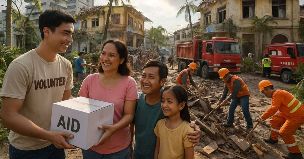 Cebu’s resilience in Typhoon Tino Latest Updates in Cebu 2025 showing locals protecting homes, heritage sites, and tourist areas amid strong winds and heavy rain