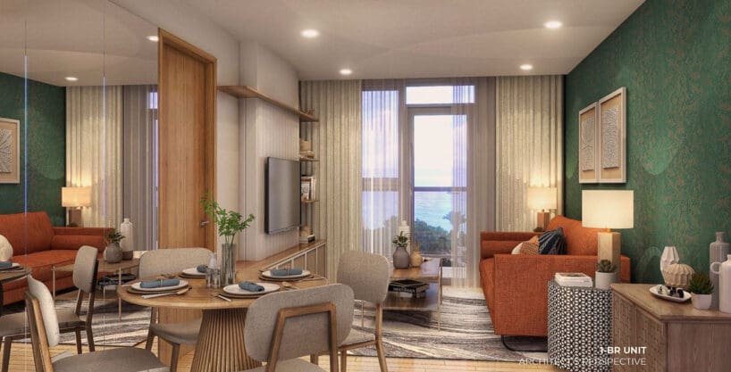 Modern and Luxury Condo Unit with Dual Balconies at Costa Mira