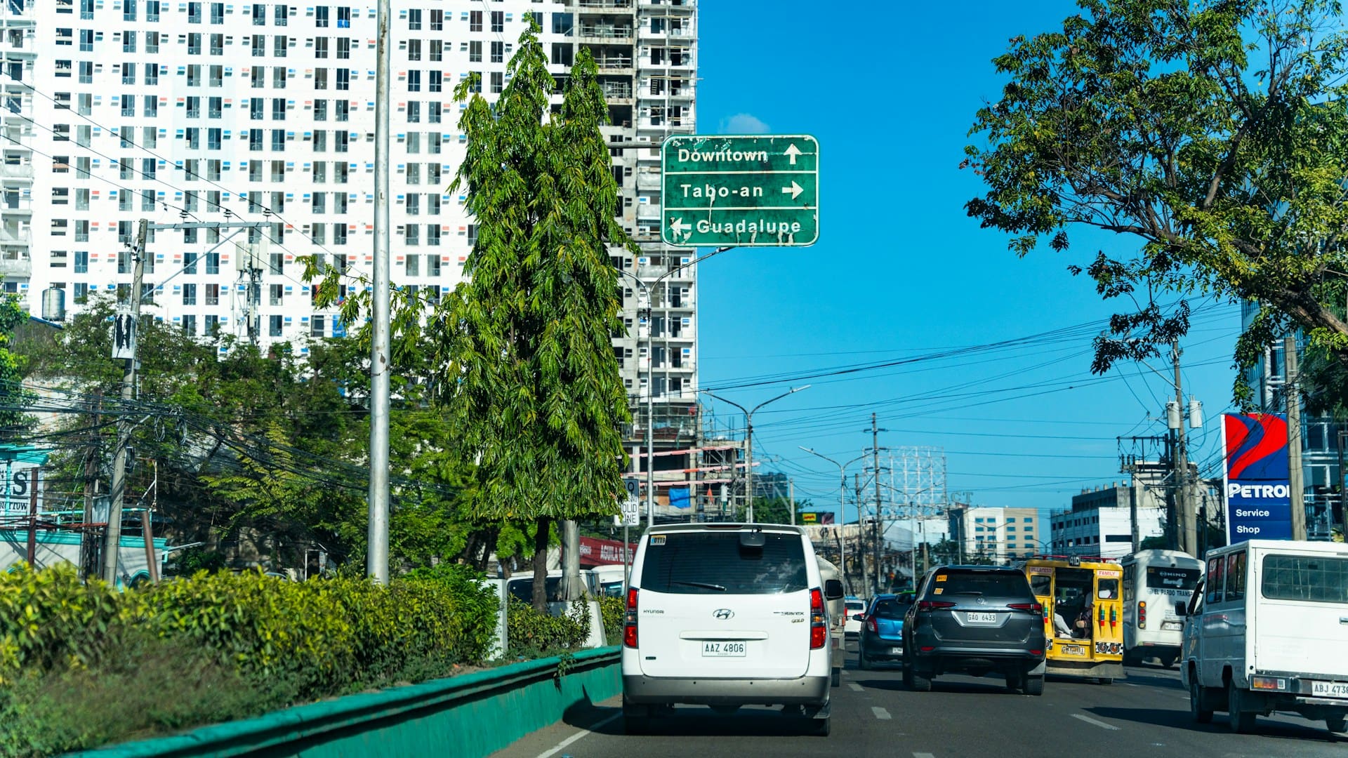 Cebu City IT Park streets and buildings Philippines