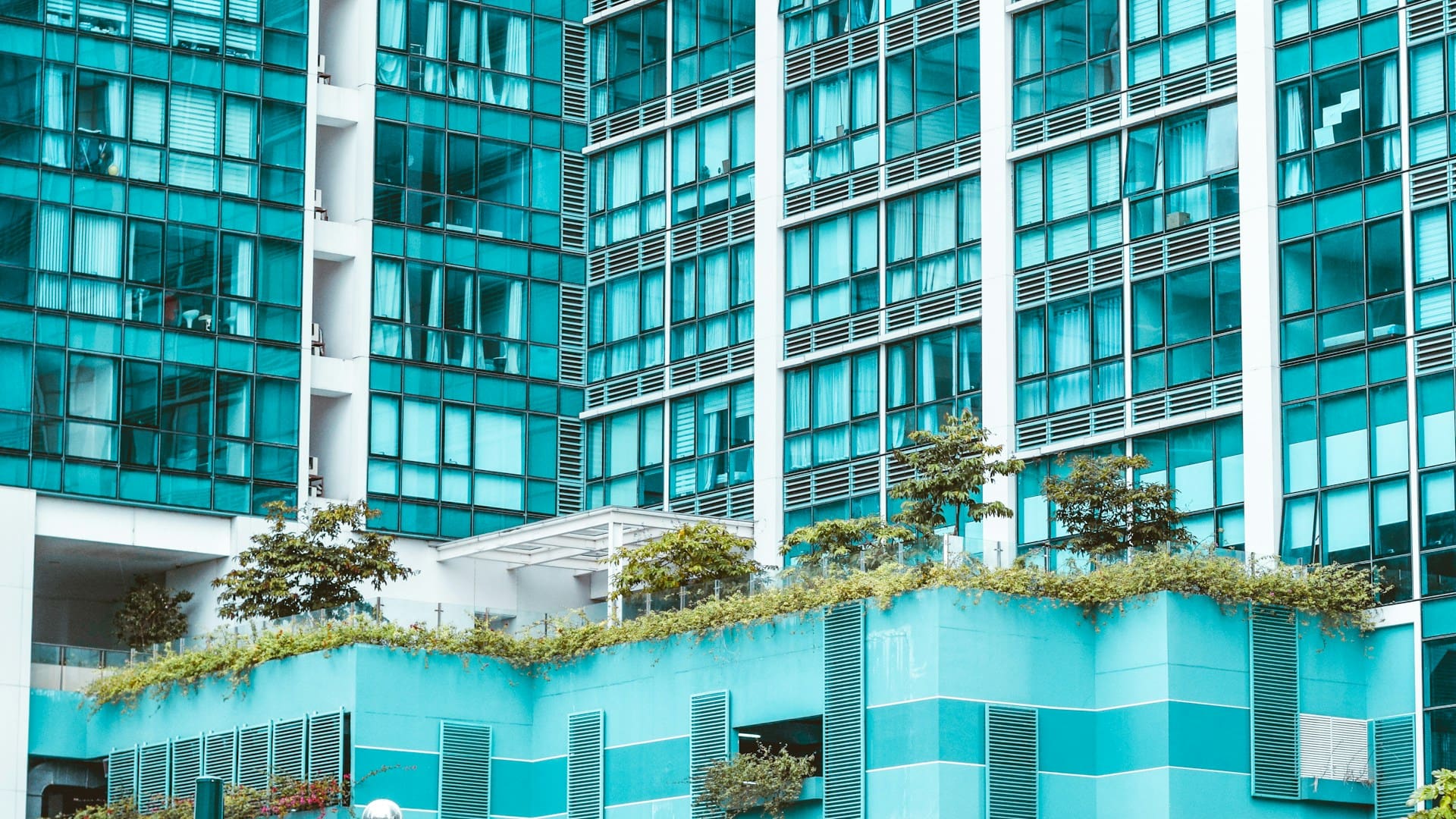 Modern office building in Makati City Philippines
