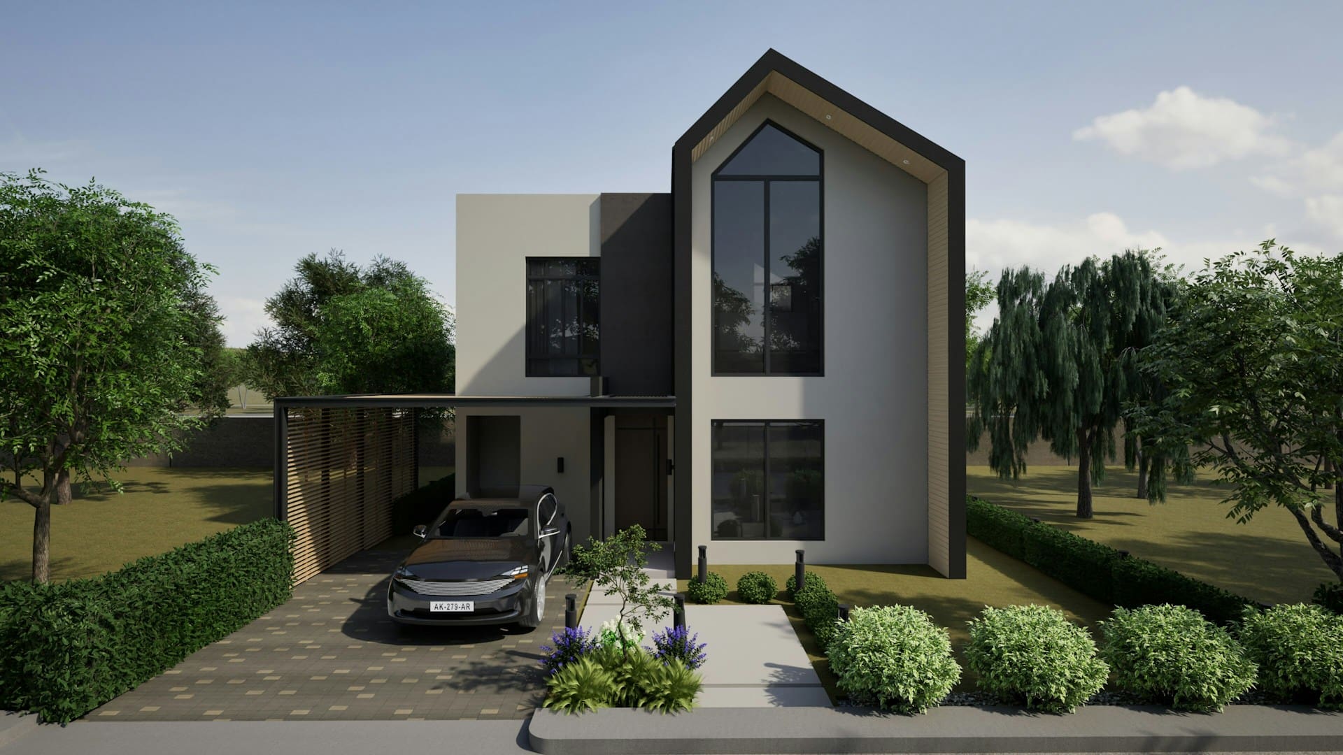 Modern residential house in Philippines