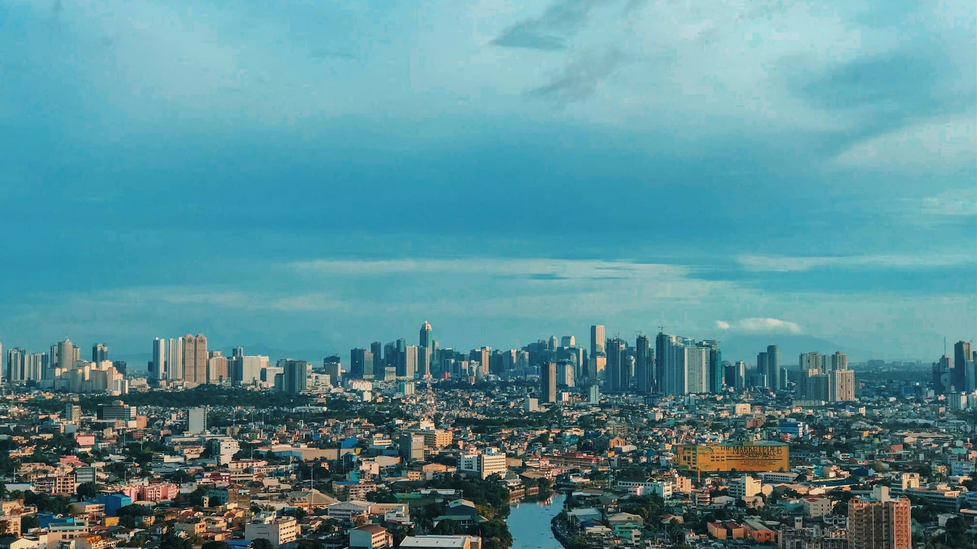 Philippines city skyline