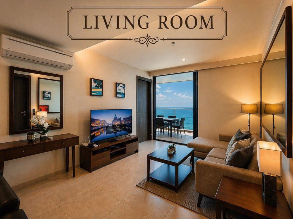 Fully furnished two-bedroom seaside condominium at The Reef, Mactan