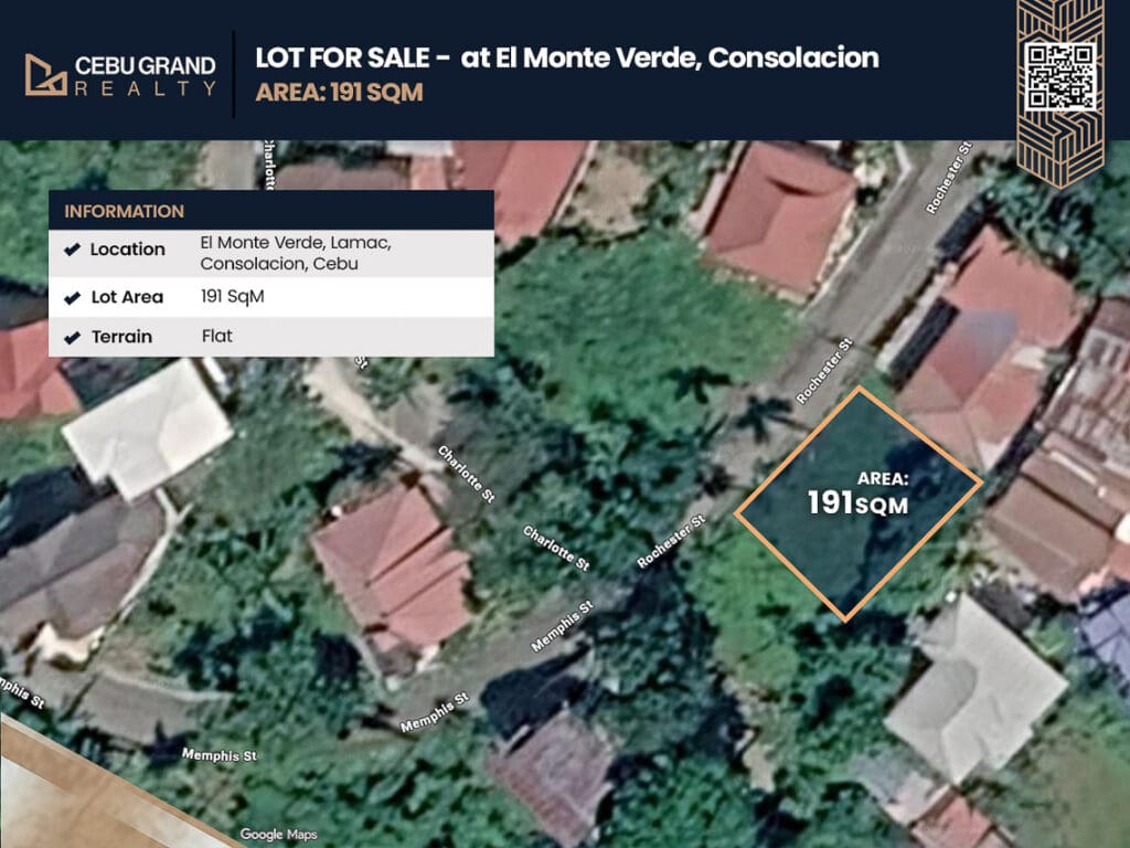Residential lot at El Monte Verde Subdivision, Lamac, Consolacion