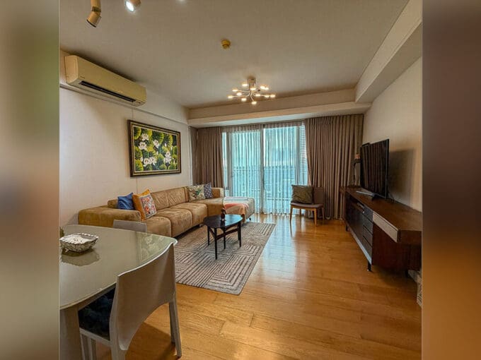 Fully-Furnished 1BR Condo with Balcony for Rent at Park Point Residences