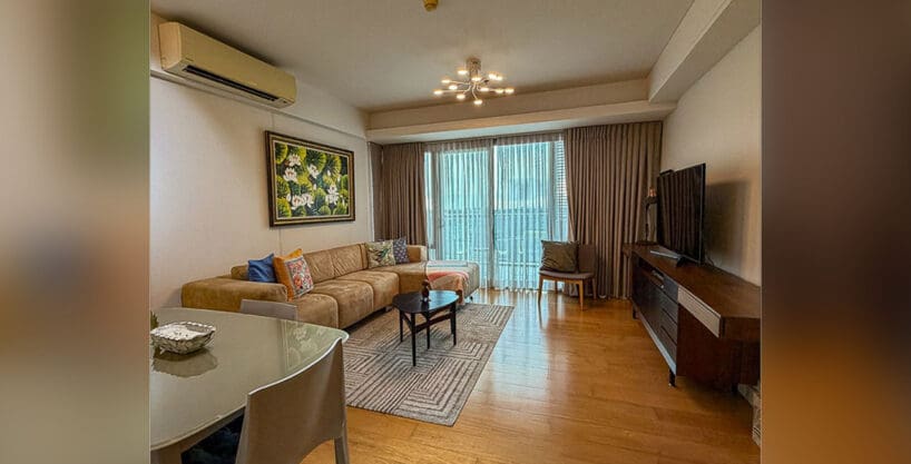 Fully-Furnished 1BR Condo with Balcony for Rent at Park Point Residences