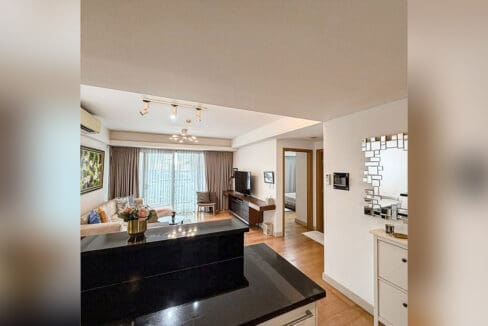 Fully-Furnished 1BR Condo with Balcony for Rent at Park Point Residences