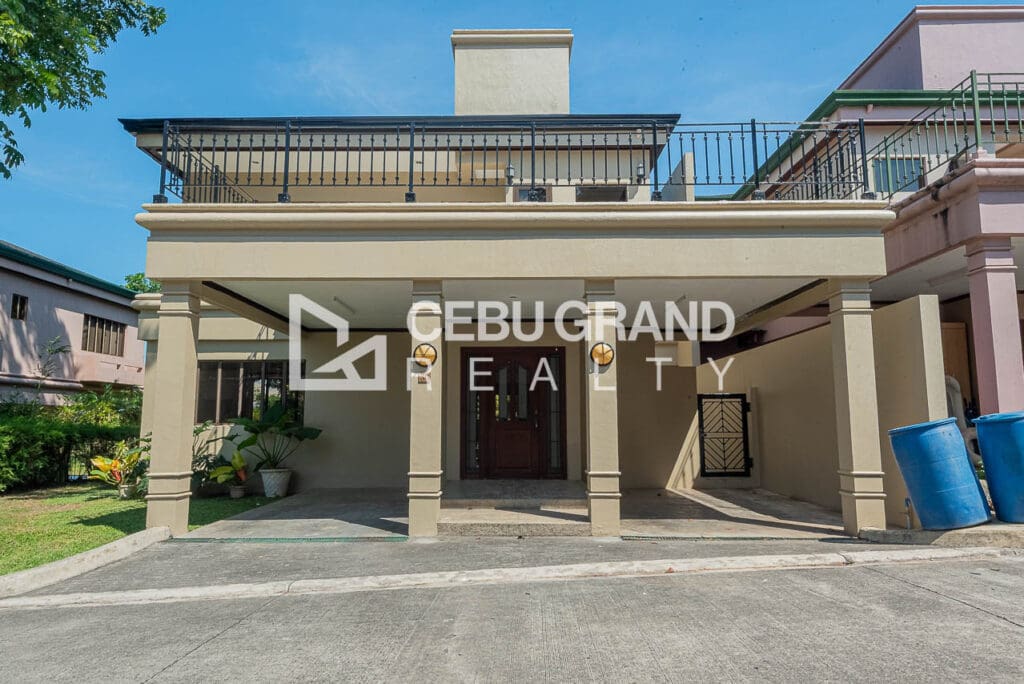 Exterior of the semi-furnished four-bedroom house at North Town Residences