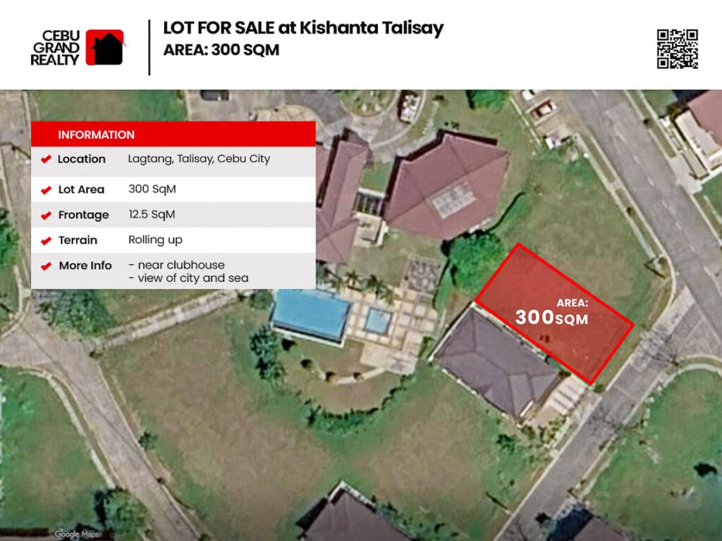 Elevated residential lot at Kishanta Subdivision, Talisay overlooking the city