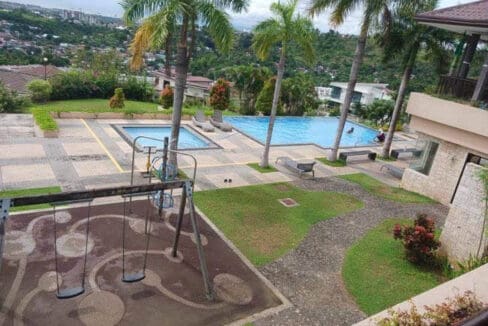 Kishanta Subdivision amenities — pool and clubhouse deck