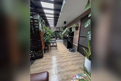 Foyer with mirror door frame at private compound house for sale on Andres Abellana