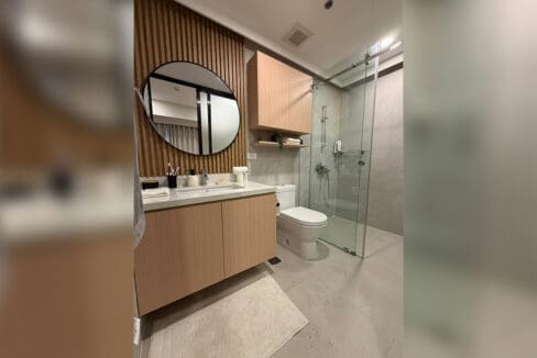 Alcoves condo for sale — bi-level Cebu Business Park unit sleeping area
