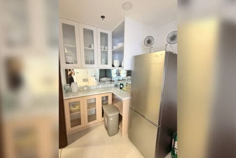 Alcoves condo for sale — butler pantry with additional cold storage