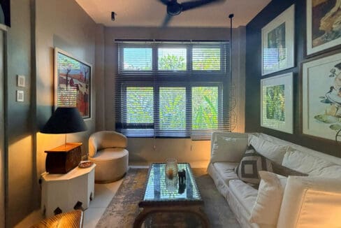 Vistamar house for sale — powder room with mirrored vanity