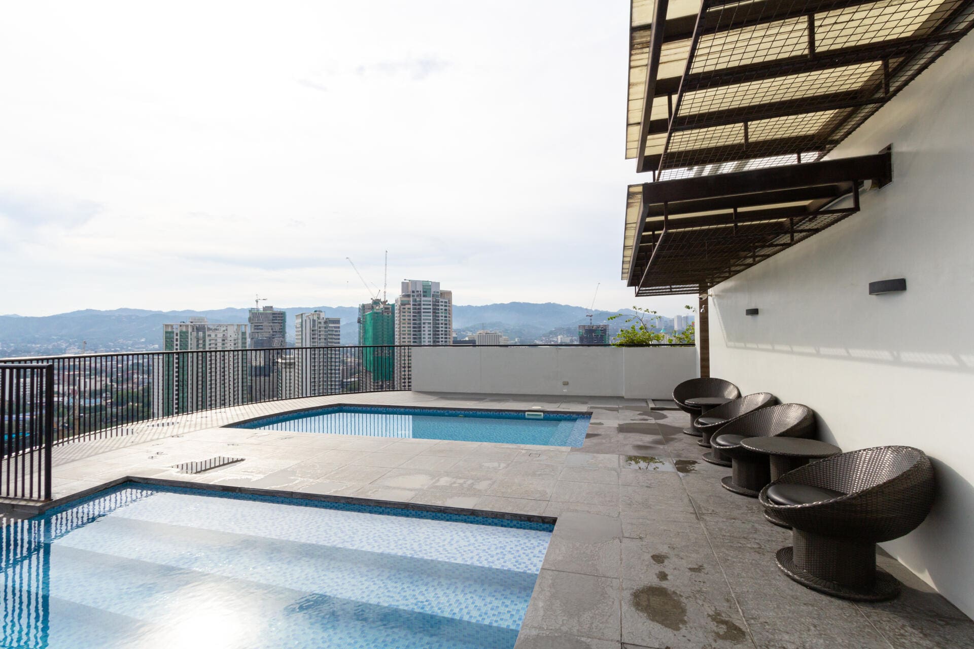Swimming pool at Calyx Residences