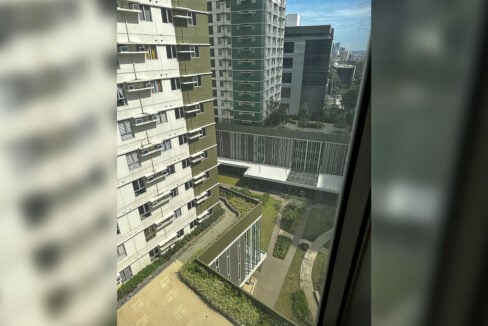 Courtyard and garden view from the unit