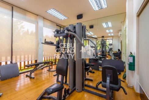 One Oasis fitness gym with multi-station weight machine and benches